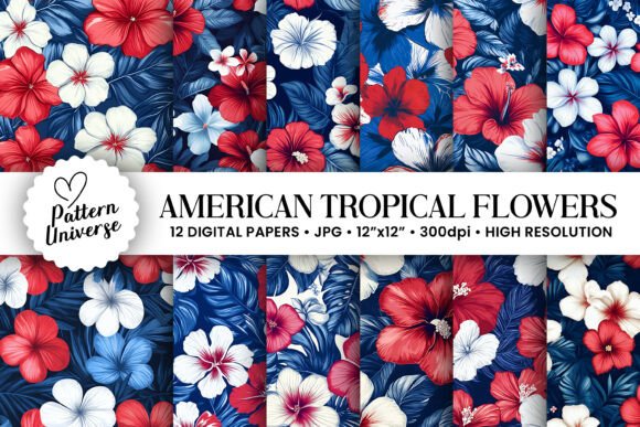 American Tropical Flowers Patterns: A Creative Revolution for Modern Designers