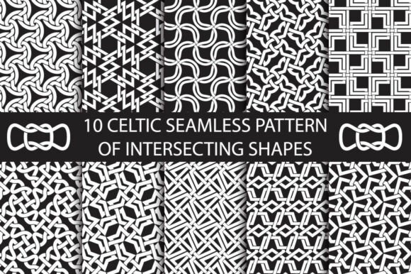 Celtic Intersecting Shapes Patterns