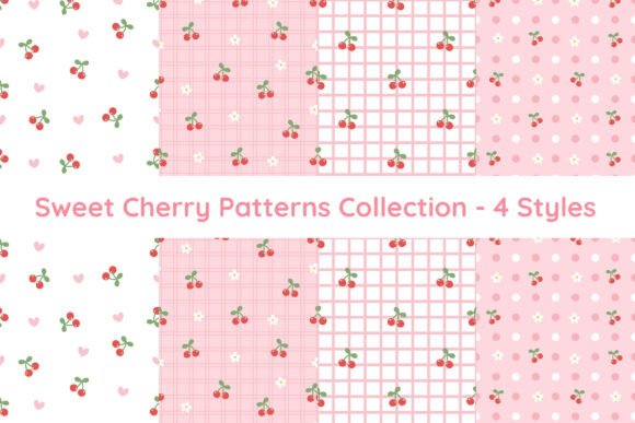 Sweet Cherry Patterns Collection: A Versatile Design Resource for Creative Projects