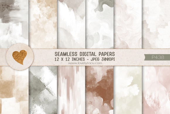 Textured Seamless Paper Patterns