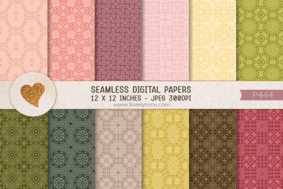 Tribal Seamless Paper Patterns: A Creative Resource for Artists and Crafters